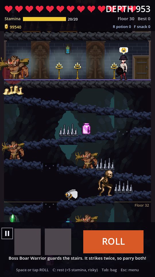 The Knight crypt boss arena