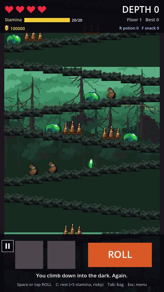 The Mossy Entrance with wooden stake traps