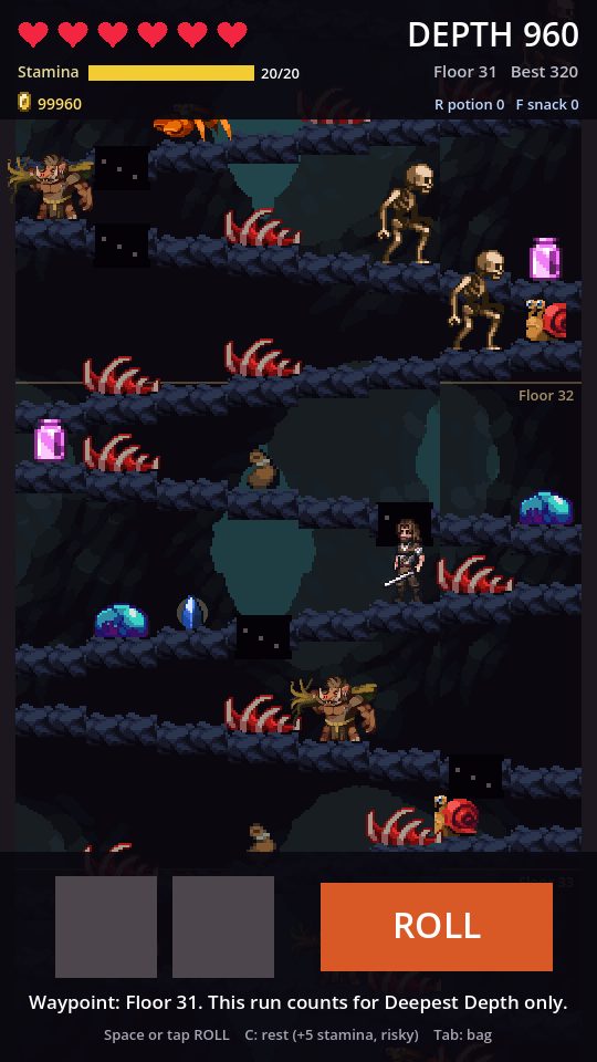The Deep Cave zone in Gloomroll Depths
